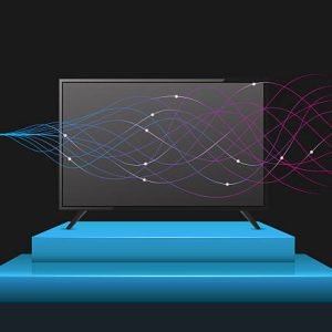 Smart TV background illustration